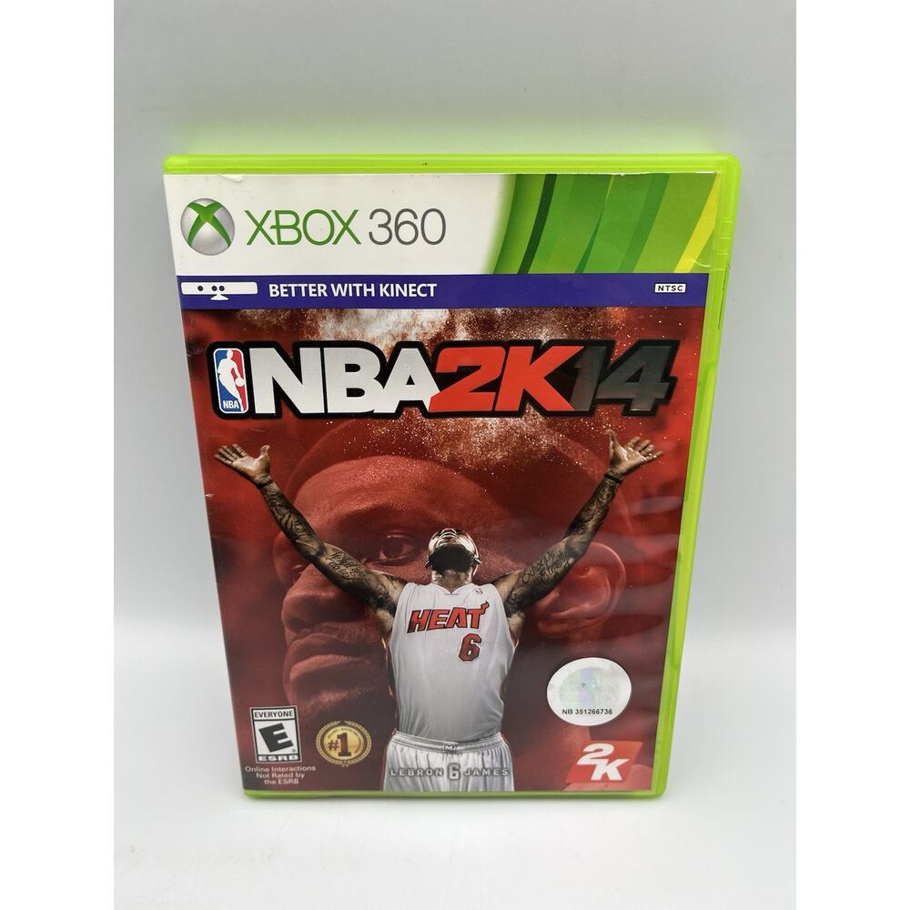 NBA 2K14 (Microsoft Xbox 360, 2013) Complete CIB w/Manual - Tested Video Game